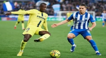 فياريال ينجو من الهزيمة باقتناص تعادل صعب أمام ألافيش في الدوري الإسباني